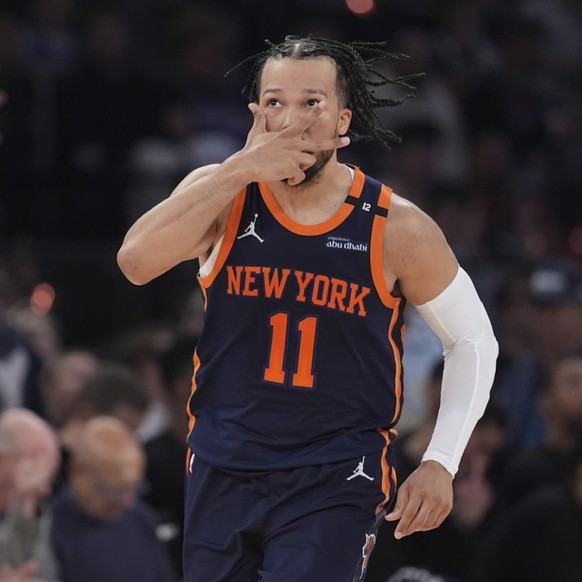 Jalen Brunson a brillé lundi face aux Celtics