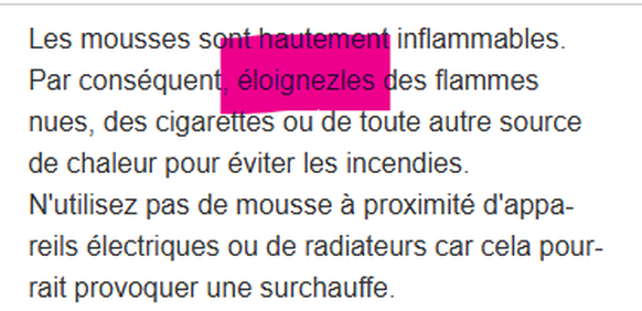 Description mousse acoustique Hornbach