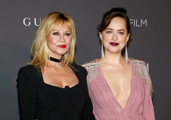 Dakota Johnson avec sa mère Melanie Griffith.