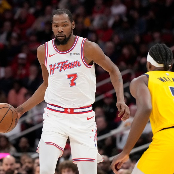 Kevin Durant (7) a mené les Rockets à la victoire face aux Pacers
