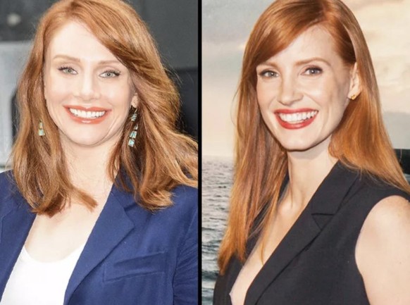 Bryce Dallas Howard &amp;amp; Jessica Chastain

https://x.com/pop_archives/status/1798431329945829684/photo/1