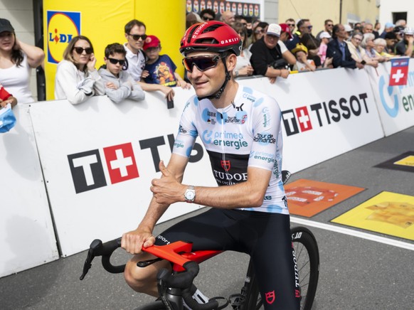 Roland Thalmann a remporté un joli maillot du meilleur grimpeur.
