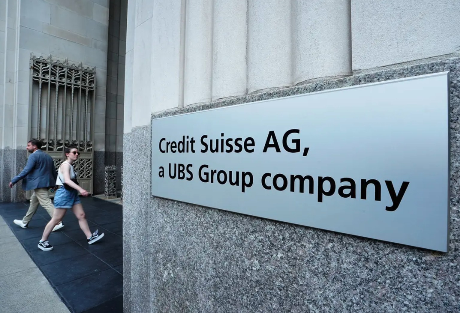 Le Credit Suisse, racheté par l'UBS, reste aux prises avec les Etats-Unis.