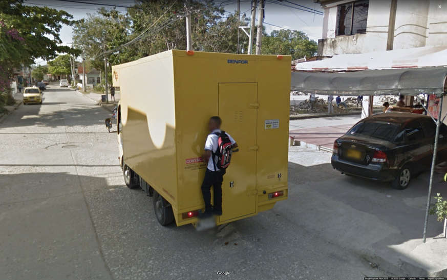 Weird shit on google street view 
https://9-eyes.com/