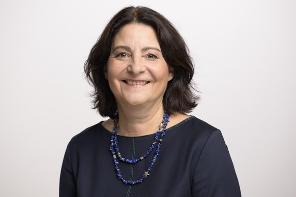 Nationalraetin Anna Giacometti, FDP-GR, am Rand der Wintersession der Eidgenoessischen Raete, am Mittwoch, 20. Dezember 2023 im Bundeshaus in Bern. (KEYSTONE/Alessandro della Valle)