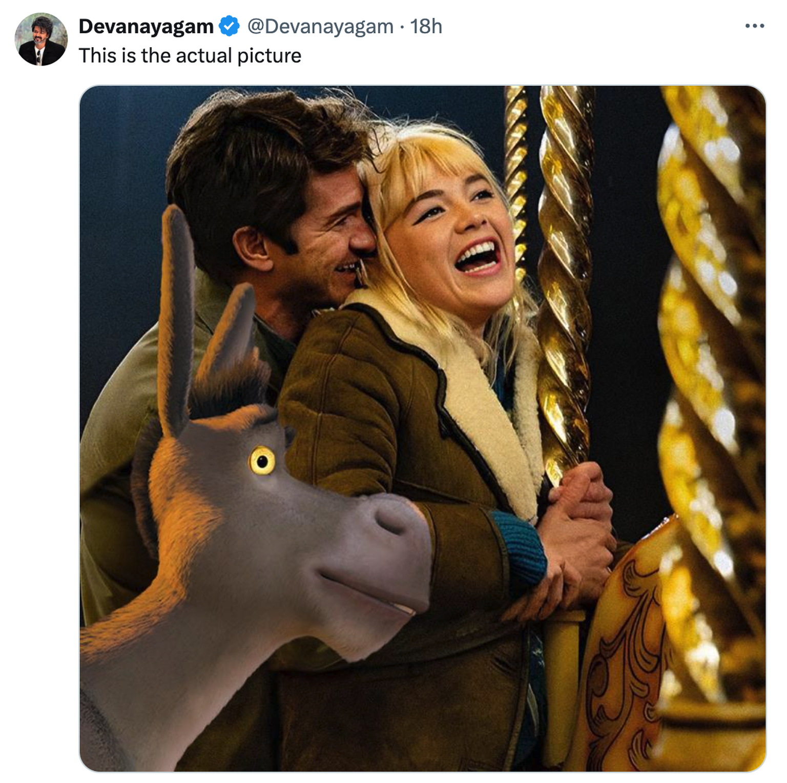 Capture d&#039;écran d&#039;un tweet sur X.