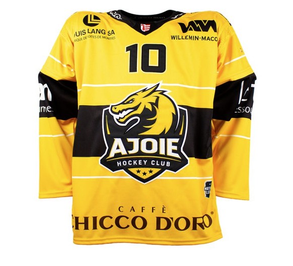 National-League-Saison 2025/26: Die Trikots des HC Ajoie.