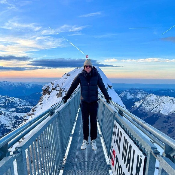 Anthony Giovanni Deane est un mordu des Alpes suisses, comme en atteste cet autre cliché sur Instagram datant de 2023.
