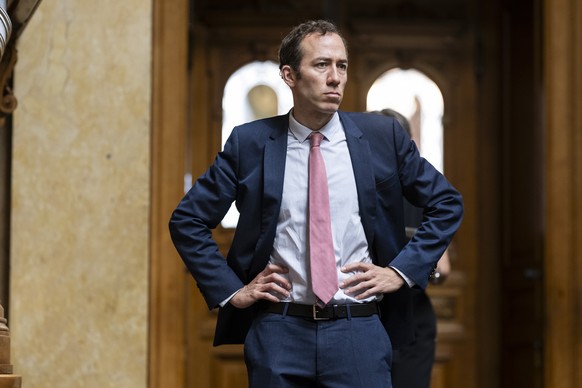Benoit Gaillard, SP-VD, schaut sich im Saal um, an der Sommersession der Eidgenoessischen Raete, am Freitag, 13. Juni 2025 im Nationalrat in Bern. (KEYSTONE/Alessandro della Valle)