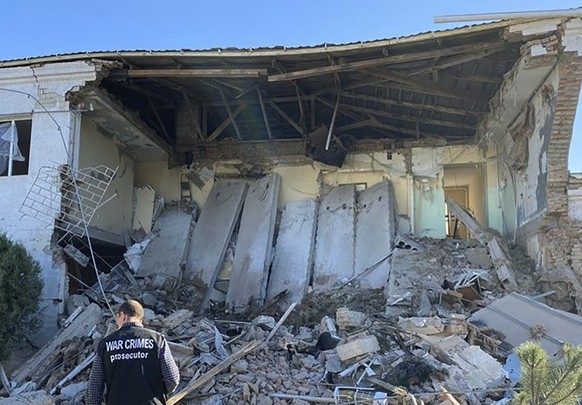 Izmail, Ukraine, Thursday, Sept. 7, 2023. (Ukrainian Prosecutor Press Office via AP)