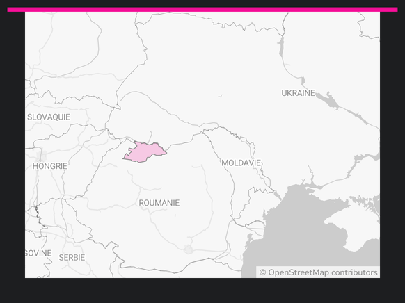 La région roumaine du Maramures se situe au nord du pays.