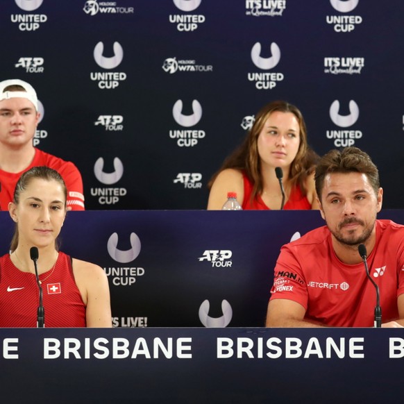 Belinda Bencic et Stan Wawrinka disputeront la prochaine United Cup