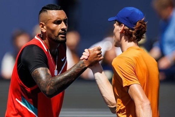 Le seul duel entre Kyrgios et Sinner, à Miami en 2022, a été remporté par l'Italien.