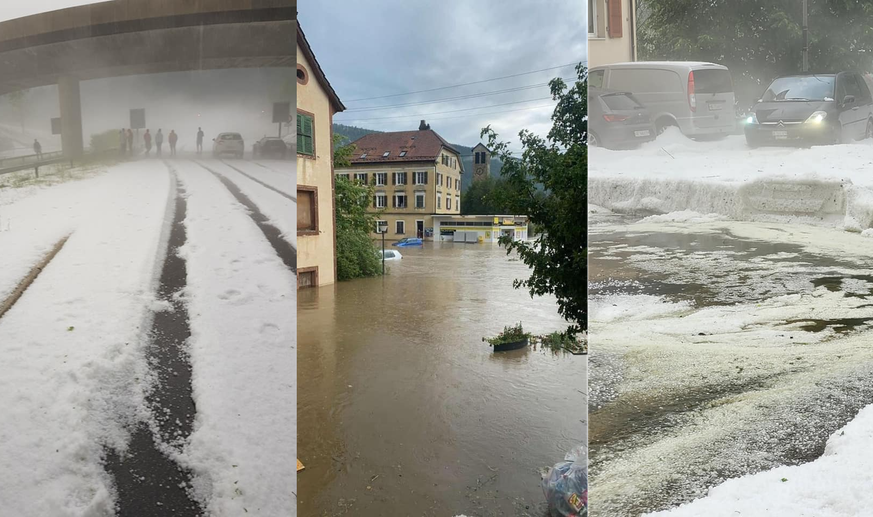 Violents orages, route fermée et trafic ferroviaire restreint à Berne. watson