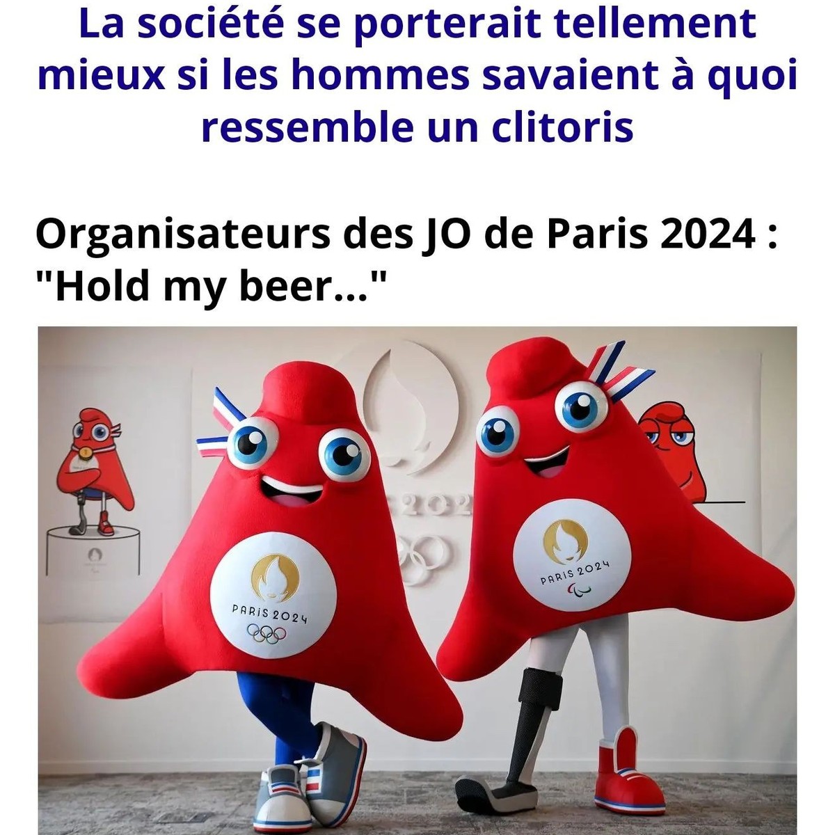 JO de Paris 2024: Les mascottes ressemblent à des clitoris