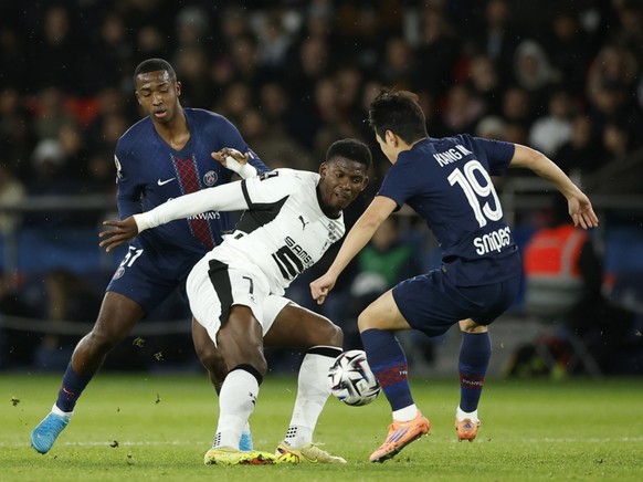 Breel Embolo, ici lors du précédent match contre le PSG en décembre, a marqué son 6e but de la saison en Ligue 1.