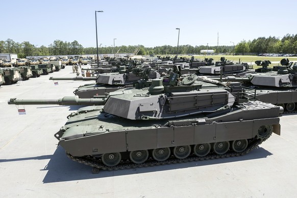 Le tank Abrams.