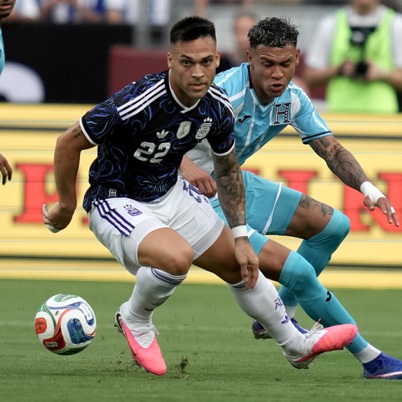 Lautaro Martinez a montré la voie à l'Argentine face au Honduras.