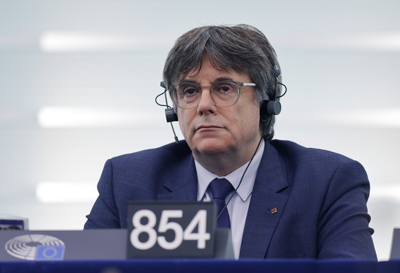 Carlos Puigdemont au Parlement européen en novembre