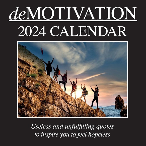 Demotivational calendar kalender 2024 https://www.amazon.co.uk/Wall-Calendar-2024-Demotivation-16-Month/dp/1837886547/ref=sr_1_8?keywords=weird+calendar&amp;amp;qid=1701178611&amp;amp;sr=8-8