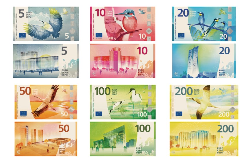 La BCE va changer ses billets d'Euros et on peut voter sur les différentes séries