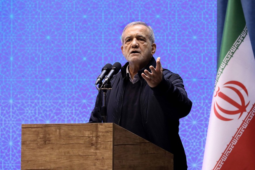 Le président iranien, Masoud Pezeshkian.