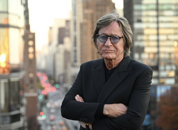 NEW YORK, UNITED STATED - NOVEMBER 25: Mohamed Hadid, American realtor of Palestinian origin and the father of world famous models Gigi and Bella Hadid, poses for a photo during an exclusive interview ...