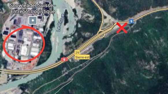 Le départ était donné à droite de l'image (croix rouge). Il sera déplacé aux îles Falcon (rond rouge).