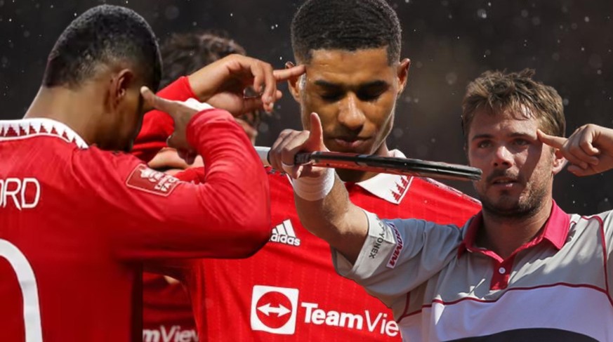 Marcus Rashford et Stan Wawrinka sont faits du même doigt.