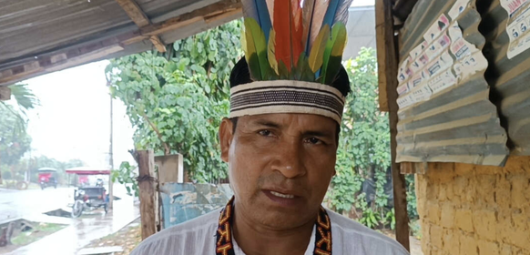 Quinto Inuma Alvarado chef indigène et figure de la lutte contre la déforestation au Pérou.