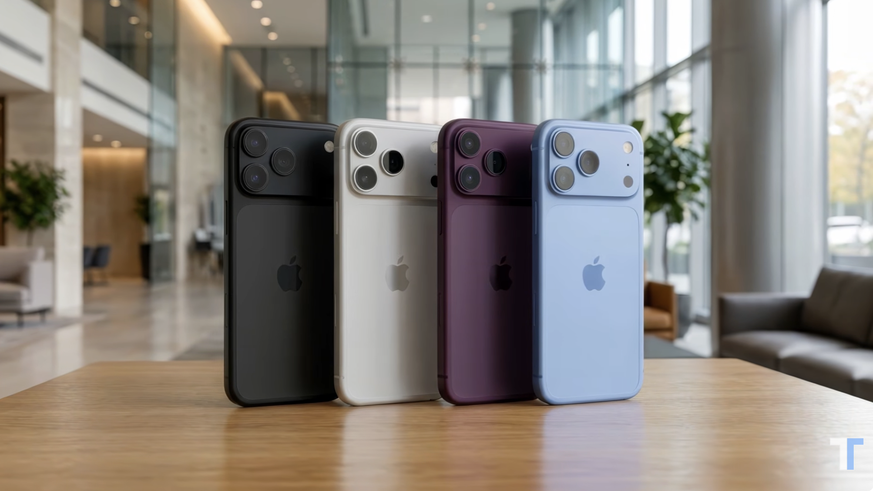 Les nouveaux iPhone 18 Pro Max, présentés ce mercredi.