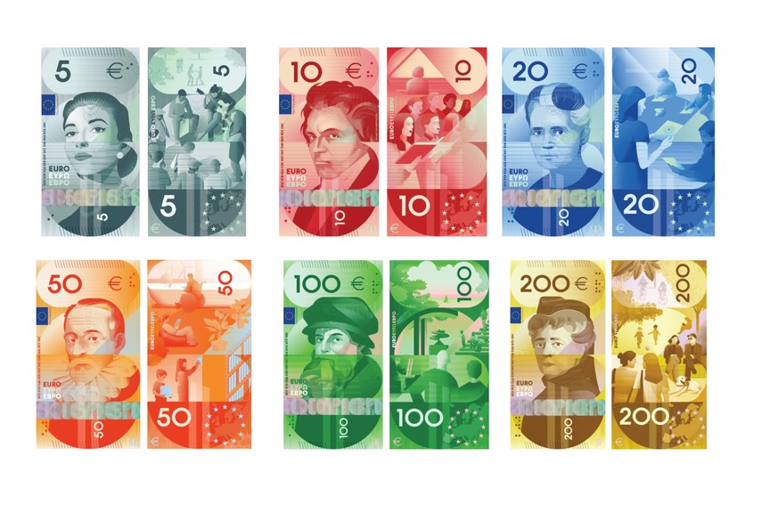 La BCE va changer ses billets d'Euros et on peut voter sur les différentes séries