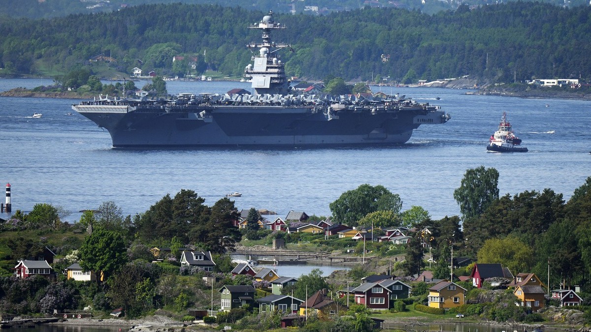 USA sender USS Gerald Ford til Norge