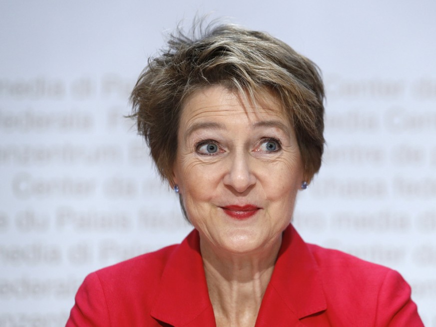 Simonetta Sommaruga revient sur la scène publique un peu plus d&#039;un an avoir quitté le Conseil fédéral.