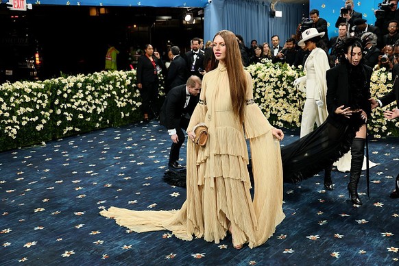 NEW YORK, NEW YORK - MAY 05: Ivy Getty attends the 2025 Met Gala Celebrating "Superfine: Tailoring Black Style" at Metropolitan Museum of Art on May 05, 2025 in New York City. (Photo by Theo ...