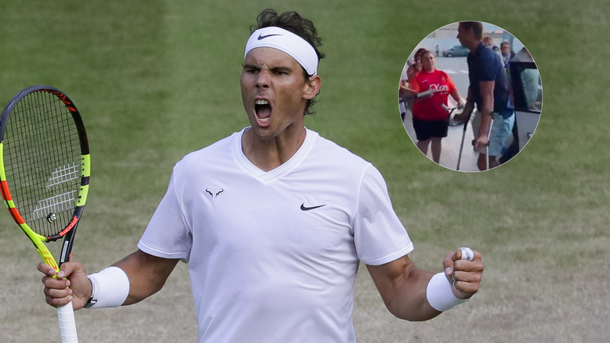 Rafael Nadal adore Wimbledon.