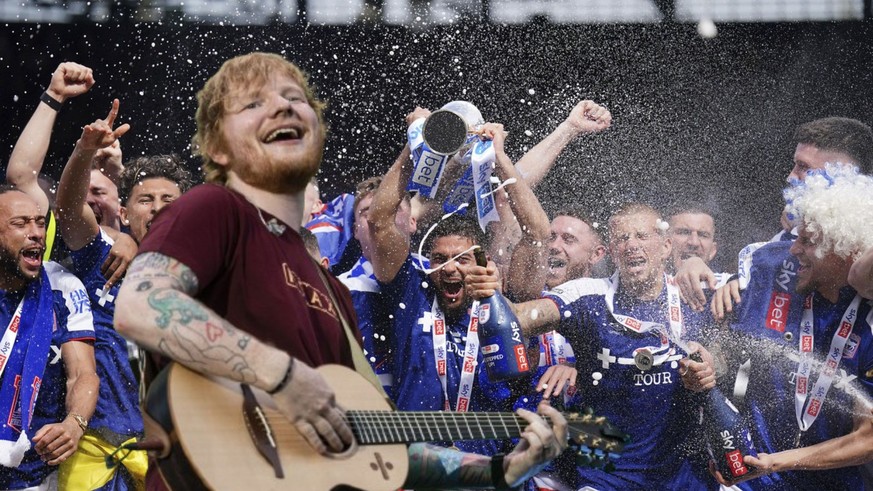Ed Sheeran est un grand soutien – notamment financier – d'Ipswich Town, promu en Premier League.