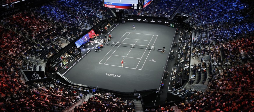 Le terrain de la Laver Cup a quelque chose de très rare en tennis