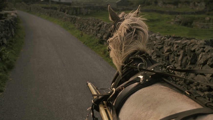Trap transportaion on the Isle of Inishmore. Aran Islands. Ireland.