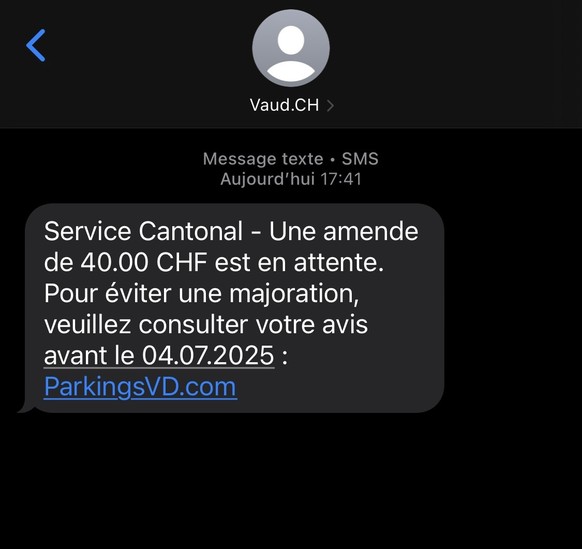 Le fameux message rédigé par des voyous.
