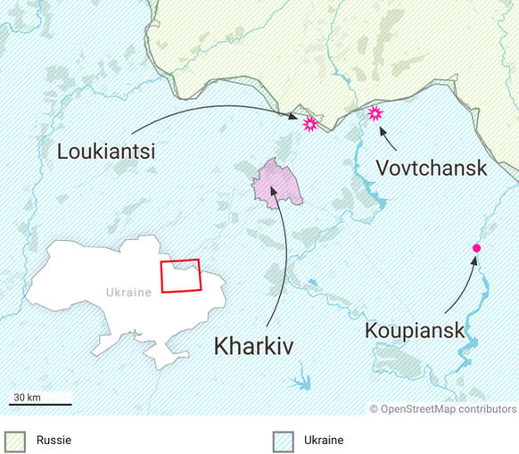 Guerre en Ukraine: carte