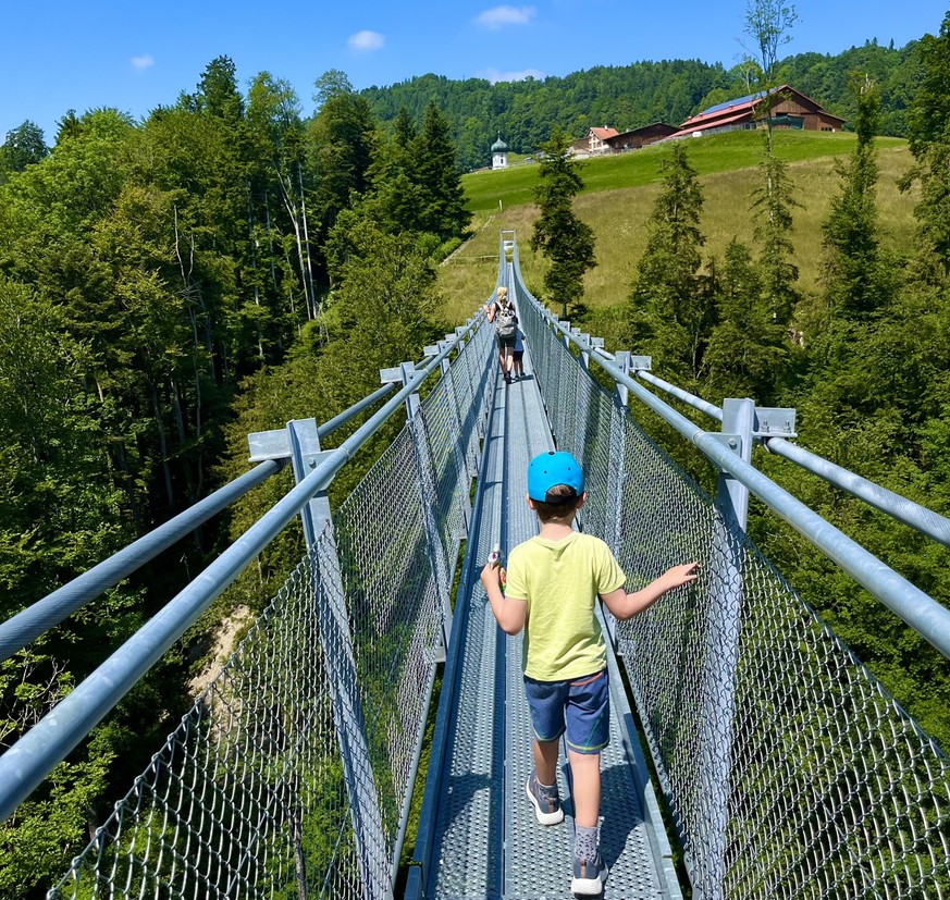Hängebrücke Grub SG/AR Rauszeit Hängebrücken