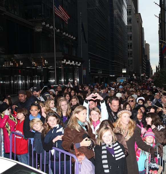 Justin Bieber promotes his new book &#039;First Step 2 Forever&#039; at Barnes &amp; Noble, 5th Avenue in New York City. (Photo by Walter McBride/Corbis via Getty Images)