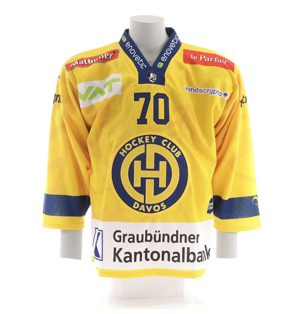 National-League-Saison 2025/26: Die Trikots des HC Ajoie.