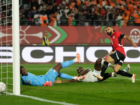 Salah inscrit le troisième but de l'Egypte