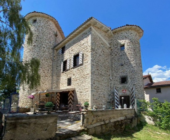 Das Privatschloss von Claudio De Giorgi in der Auvergne in Frankreich.