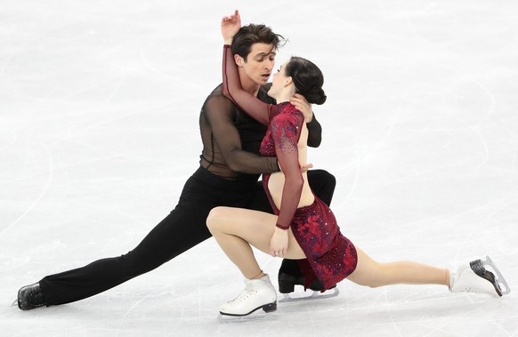 Tessa Virtue and Scott Moir of Canada perform during the Ice Dance Free Dance of the Figure Skating Team Event competition at the Gangneung Ice Arena during the PyeongChang 2018 Olympic Games, South K ...