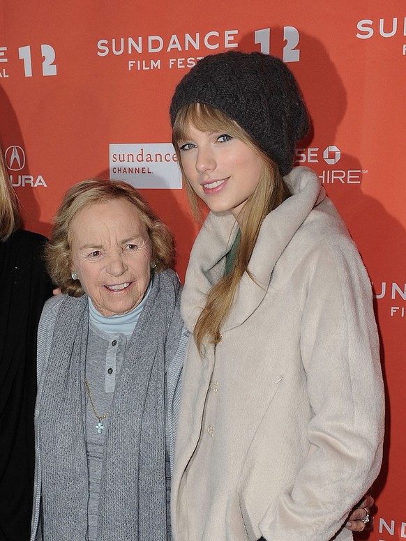 PARK CITY, UT - JANUARY 20: Ethel Kennedy and Taylor Swift attend the &#039;Ethel&#039; premiere held at the MARC Theatre during the 2012 Sundance Film Festival on January 20, 2012 in Park City, Utah. ...