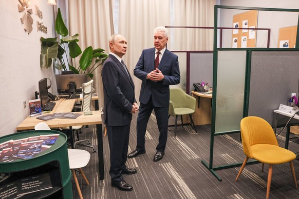 Sergueï Sobianine, 66 ans, est maire de Moscou depuis dix ans. Ici le 6 mars 2025.