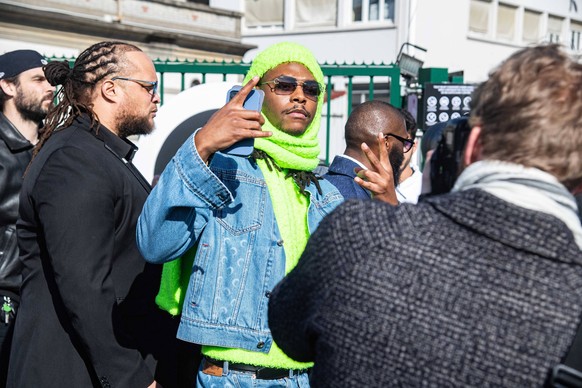Koba LaD CELEBRITES : arrivees du defile haute couture Marine Serre - Paris - 04/03/2024 BaptisteAutissier/Panoramic PUBLICATIONxNOTxINxFRAxBEL